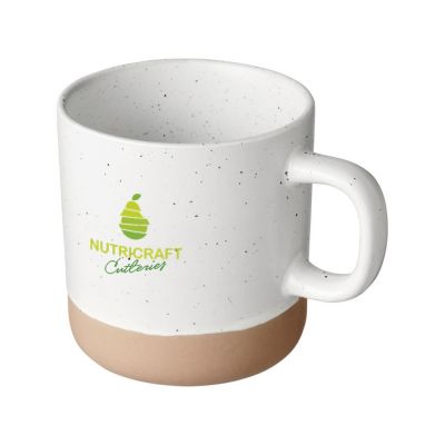 Керамическая кружка Pascal объемом 360 мл, белый-4