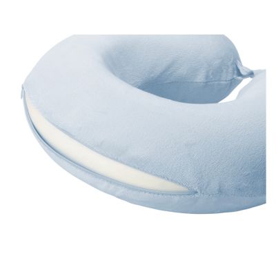 Подушка Basic из микрофибры с эффектом памяти U-shape, небесно голубой NEW-2