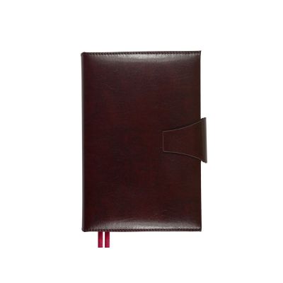 Ежедневник полудатированный А5 Windsor, коричневый-1