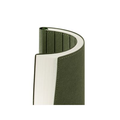 Блокнот А5 Bradbury, гибкая обложка, 80 листов 80 гр/м2 FSC бумага, оливковый-6