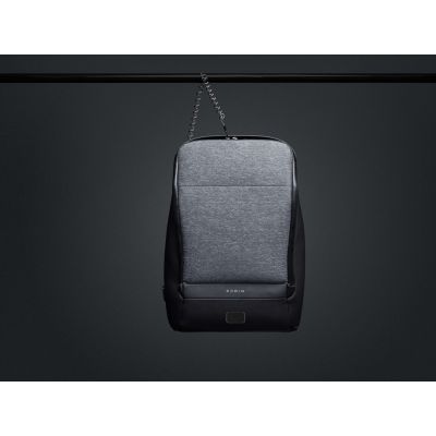 Антикражный рюкзак FlexPackPro для ноутбука 15.6, серый/черный-5