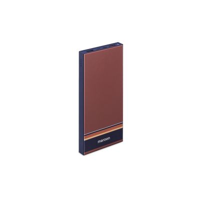 Внешний аккумулятор Rombica NEO ARIA Maroon, 10000мАч, Soft-touch, PD, QCharge, Type-C, бордовый/син-0