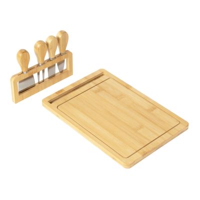 Набор для сыра из бамбука со съемной подставкой Camembert-2