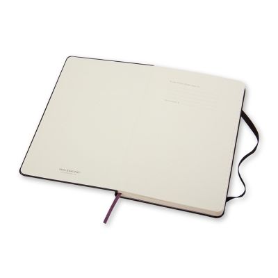 Записная книжка Moleskine Classic (в линейку) в твердой обложке, Large (13х21см), черный-1