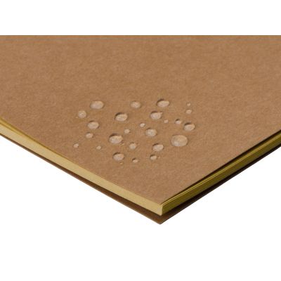 Блокнот Monet, гибкая обложка A5 из моющегося крафта, 32 листа, натуральный-5