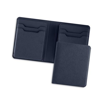 Картхолдер с отделением для бумажных денег Favor, темно-синий-0