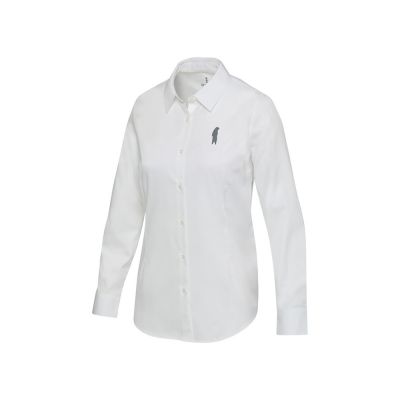 Citrine женская рубашка из твила - Белый-4