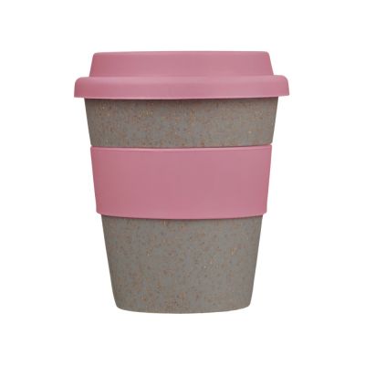 Стакан с силиконовой крышкой Cafe, dust pink-2