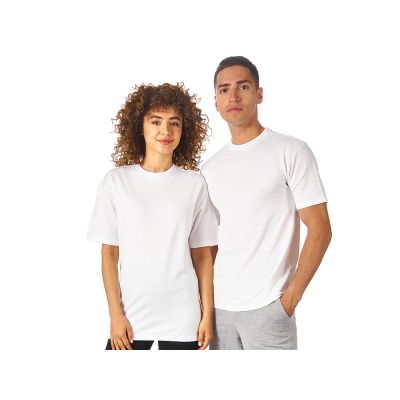 Футболка из френч терри Warsaw унисекс 220гр, белый-0