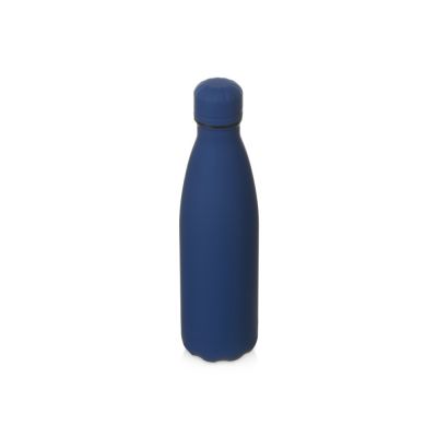 Вакуумная термобутылка Vacuum bottle C1, soft touch, 500 мл, темно-синий-0