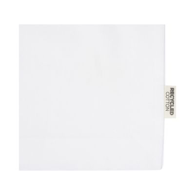 Madras эко- сумка с ластовицей из переработанного хлопка, сертифицированного согласно GRS, плотностью 140 г/м² - Белый-4