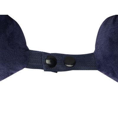 Подушка Basic из микрофибры с эффектом памяти U-shape, синий (P)-3