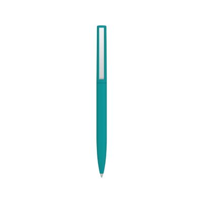 Шариковая ручка  Bright F Gum soft-touch, бирюзовый-1