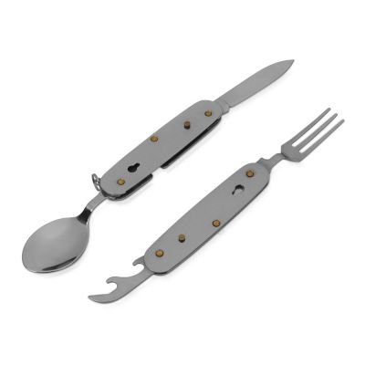 Приборы Camper 4 в 1 в чехле: вилка, ложка, нож, открывалка-7