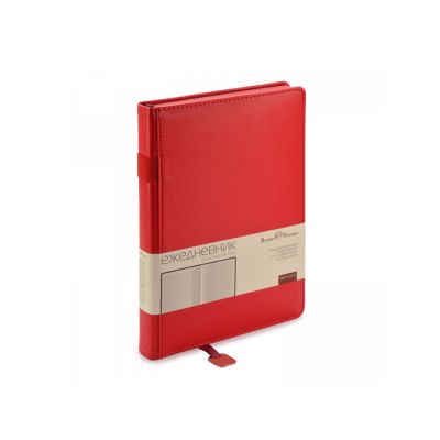 Ежедневник А5 недатированный Polo, красный-1