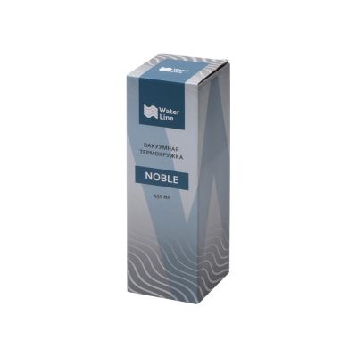 Вакуумная термокружка Noble с крышкой 360,Waterline, черный (Р)-7
