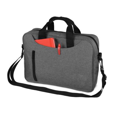 Сумка для ноутбука Wing с вертикальным наружным карманом, серый-1