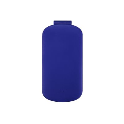 Портативное зарядное устройство Pin на 4000 mAh с большой площадью нанесения и клипом для крепления к одежде или сумке, синий-2