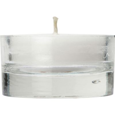 Свеча парафиновая в стекле Geni, прозрачная-1