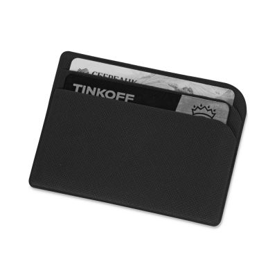 Картхолдер для 3-пластиковых карт Favor, черный-0