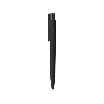 Шариковая ручка RECYCLED PET PEN PRO K transparent GUM soft-touch, черный-1