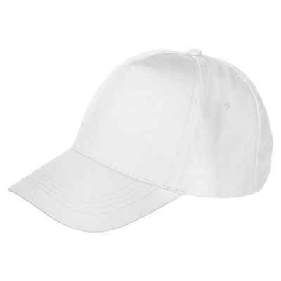 Бейсболка Мемфис 230 5-панельная, белый-0