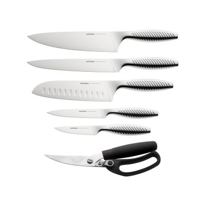Набор кухонных ножей с блоком, NADOBA, серия VERA-2