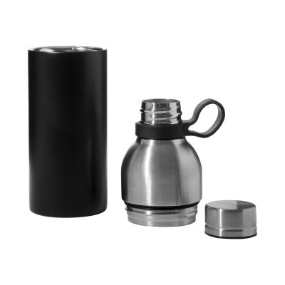 Универсальная составная термобутылка Inverse, 550 мл, черный-4