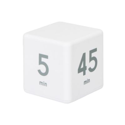 Таймер для тайм-менеджмента Time Capsule на 5-15-25-45 минут, софт-тач, белый-1
