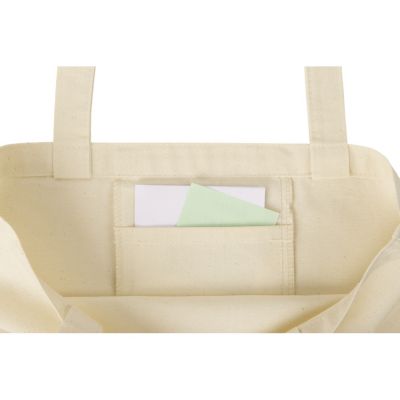 Сумка с широким дном и боками, натуральный-7