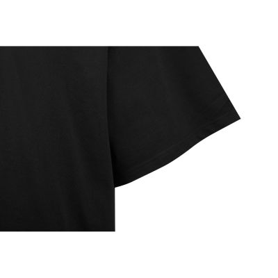 Худи оверсайз с коротким рукавом Warsaw унисекс, черный-5