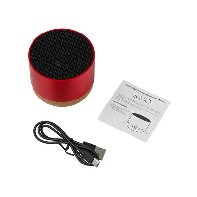 Беспроводная колонка Montii, 3 Вт, красный-4