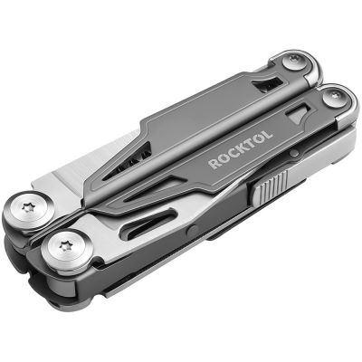 Мультитул Rocktol 19 в 1 с титановыми ручками, нейлоновый чехол, подарочная коробка-14