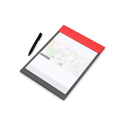 Планшет на магнитах без крышки из экокожи Favor, красный-2