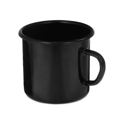 Кружка эмалированная в коробке, черный-1