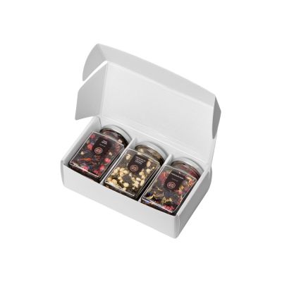 Набор подарочный с тремя видами чая Bouquet (два черных чая, зеленый чай)-1