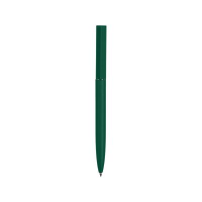 Шариковая металлическая ручка Minimalist софт-тач, зеленый-1