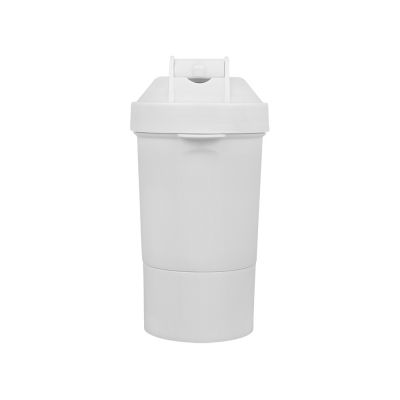 Шейкер для спортивного питания Level Up, белый-5