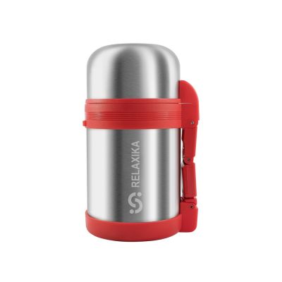 Термос универсальный (для еды и напитков) Relaxika 201, 800 мл, стальной-0