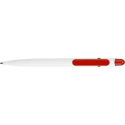 Ручка шариковая Этюд, белый/красный (P)-4