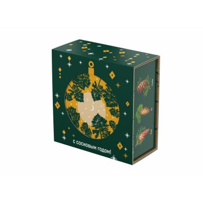 Подарочный набор c чаем С сосновым годом!-1