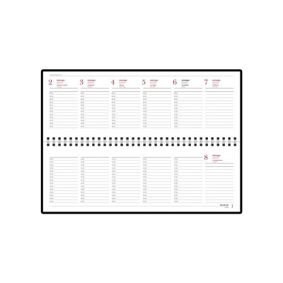 Планинг датированный Velvet 2026, красный-1