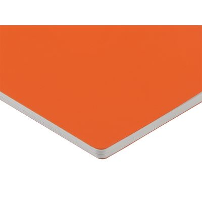 Тетрадь с каменной бумагой А5 Carrara 40 л., линейка, оранжевый-3