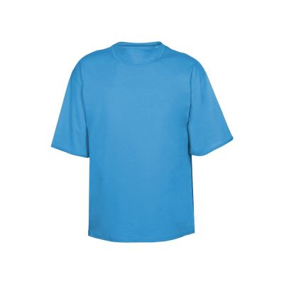 Футболка оверсайз Liyon унисекс, лазурный-8