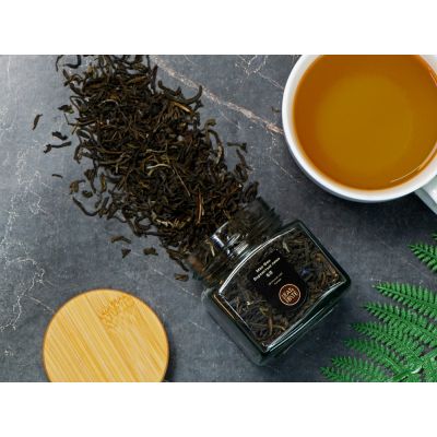 Чай зеленый, серия Ceremony, Маофэн (ворсистые пики), стеклянная банка-5