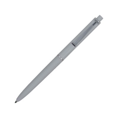 Ручка пластиковая soft-touch шариковая Plane, серый-1