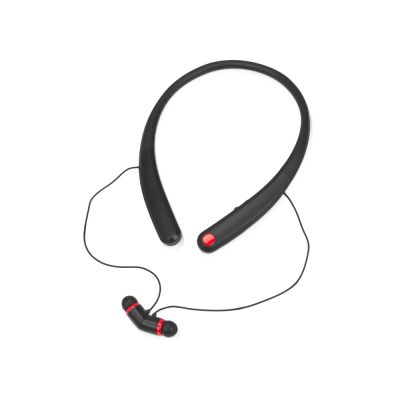 Беспроводные наушники с микрофоном Soundway, черный/красный-0