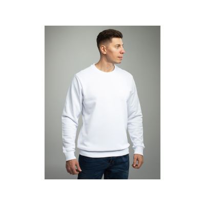 Толстовка втачной рукав. Модель 1 (Футер петлевой) (Размер 50-182, Цвет Белый)-3