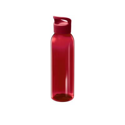 Бутылка для воды Sky из переработанной пластмассы объемом 650 мл - Красный-3