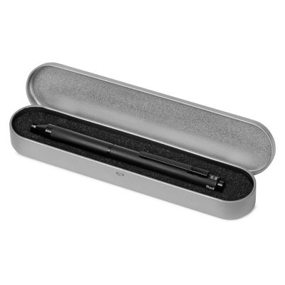 Ручка мультисистемная металлическая System в футляре, 3 цвета (красный, синий, черный) и карандаш (P)-9